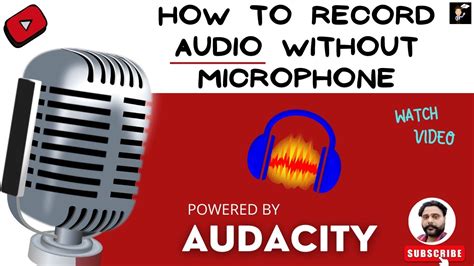 How can I record good quality audio without a microphone?