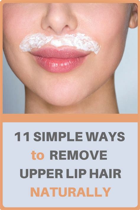 How can I reduce my upper lip hair naturally?