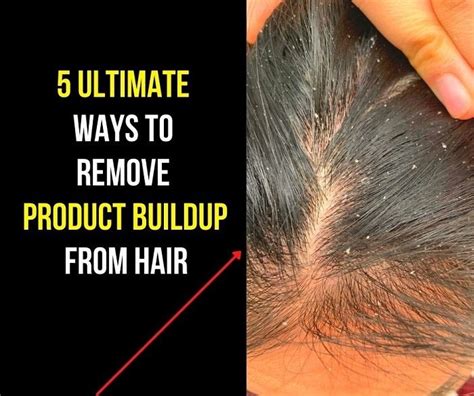How can I remove hair buildup at home?