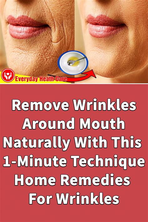 How can I remove wrinkles naturally?