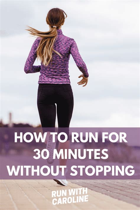 How can I run 20 minutes without stopping?