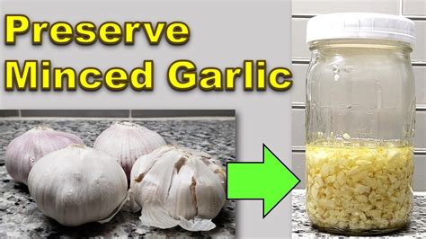 How can I save garlic for a year?