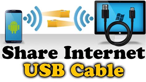 How can I share internet from PC to mobile via USB?
