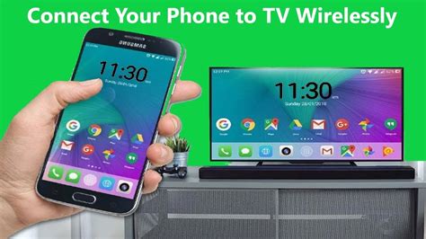 How can I share my Android phone screen to my TV wirelessly?