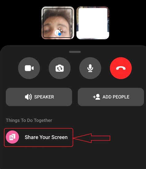 How can I share my screen on mobile?
