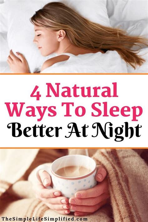 How can I sleep naturally?