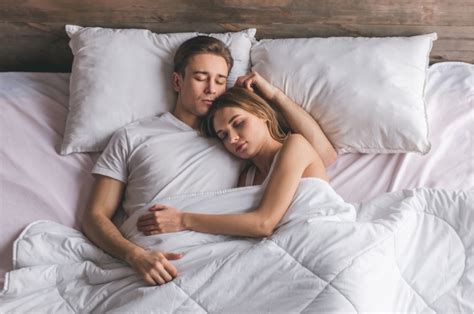 How can I sleep with my boyfriend in bed?