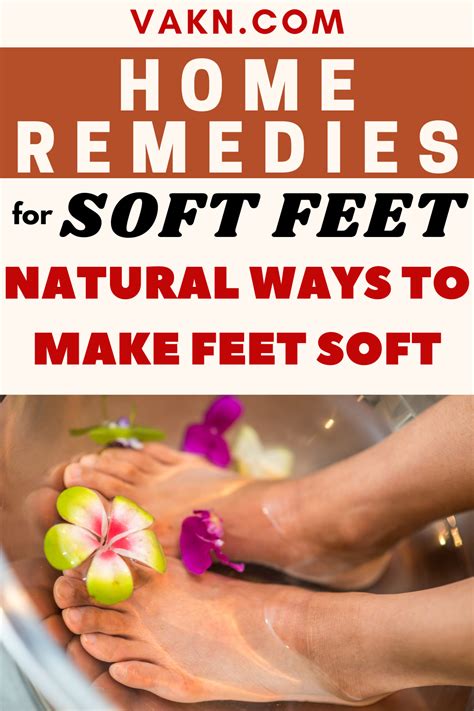 How can I soften my feet naturally?