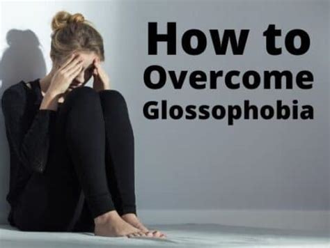 How can I stop glossophobia?