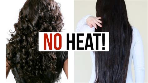How can I straighten my 2b hair without heat?