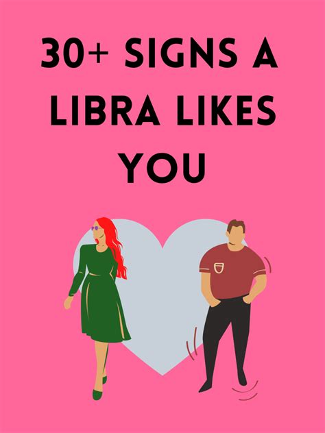 How can I tell if a Libra likes me?