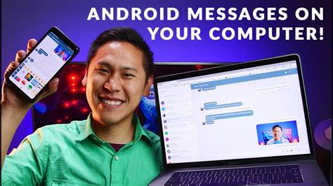 How can I text from my computer to Android?