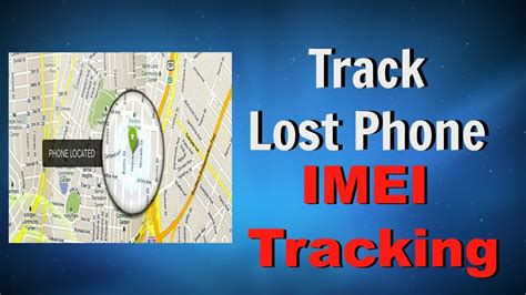 How can I track my lost phone using IMEI number app?