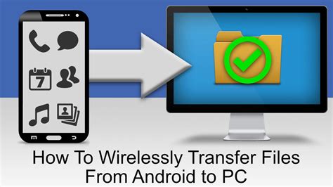 How can I transfer large files from PC to Android wirelessly?