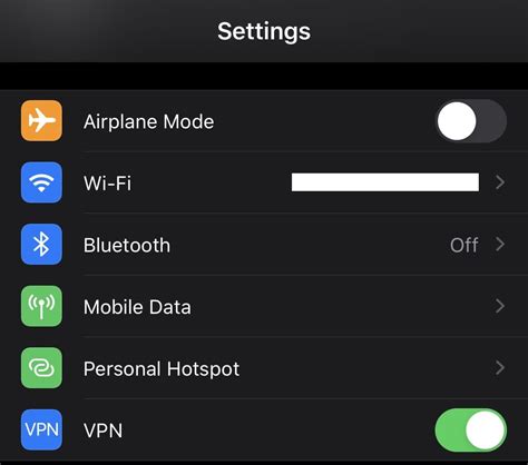 How can I turn off iPhone VPN?