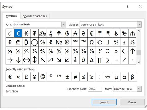 How can I type special characters?