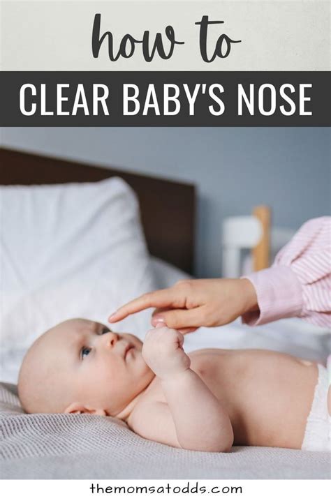 How can I unblock my baby's nose naturally?