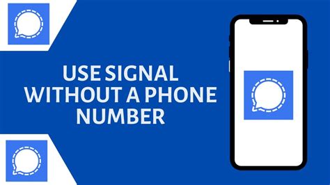 How can I use Signal without phone number?