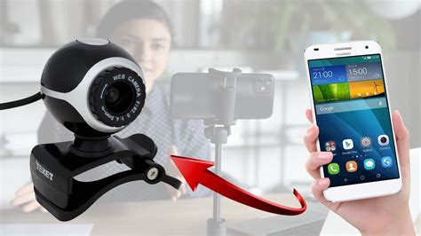 How can I use my camera as a webcam via USB?