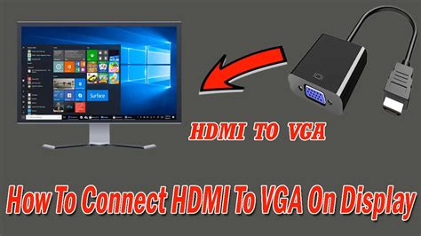 How can I use my laptop as a monitor for VGA?