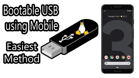 How can I use my phone as a bootable USB?