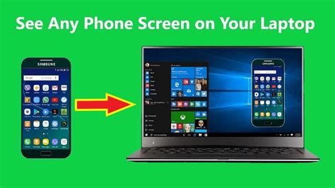 How can I use my phone as a laptop screen?