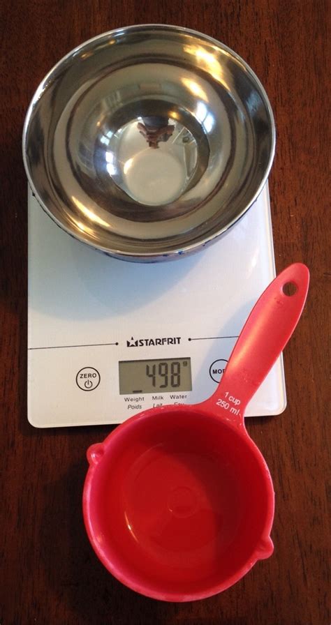 How can I weigh 500 grams without scales?
