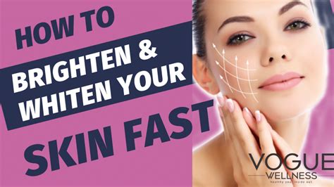 How can I whiten my skin fast?