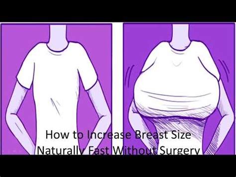 How can a 14 year old increase her breast size?