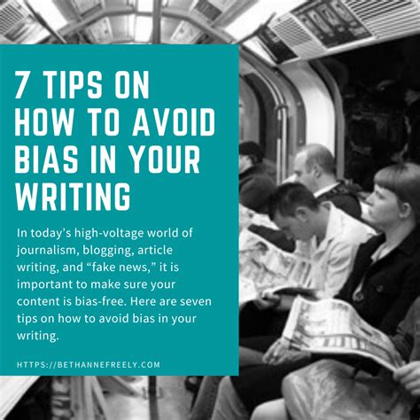 How can an author prevent being biased when writing?