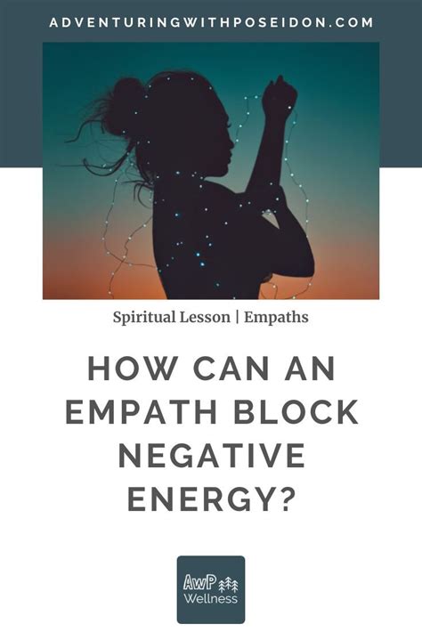 How can an empath block energy?