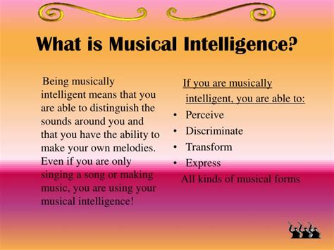 How can people be musically intelligent?