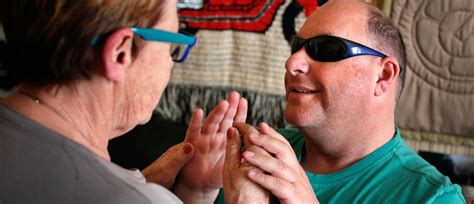 How can we help deaf and blind people?