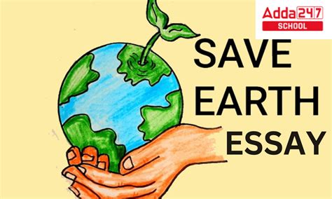 How can we save the earth essay?