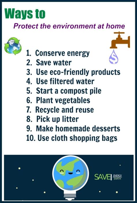 How can we save the environment 10 lines?