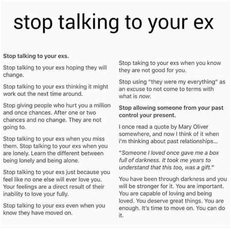 How can you avoid your ex boyfriend?