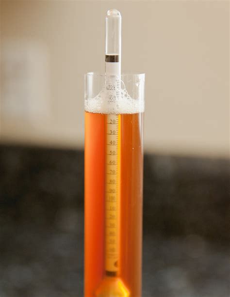 How can you measure alcohol content without a hydrometer?