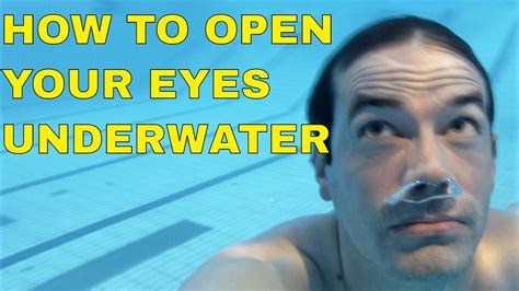 How can you see underwater without hurting your eyes?