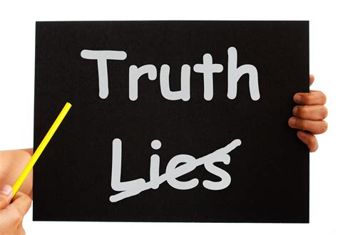How can you tell a lie from the truth?