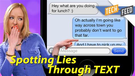 How can you tell if a girl is lying over text?