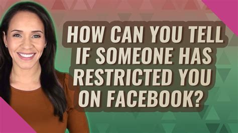 How can you tell if someone has you restricted on Facebook?