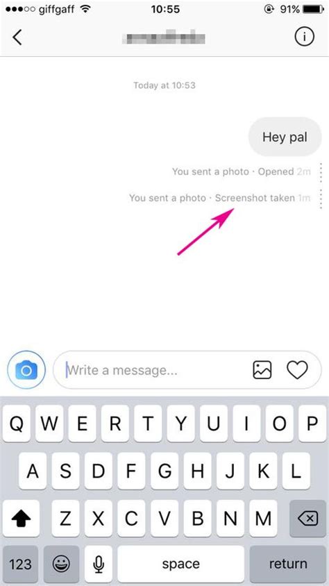 How can you tell if someone screenshots your Instagram message?
