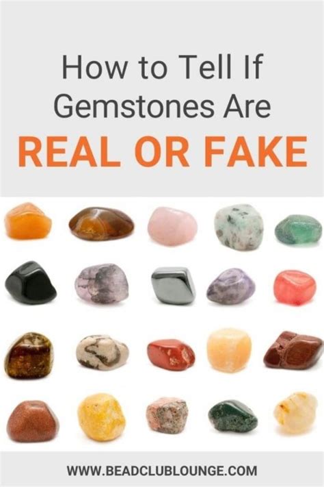 How can you tell if stone is real?