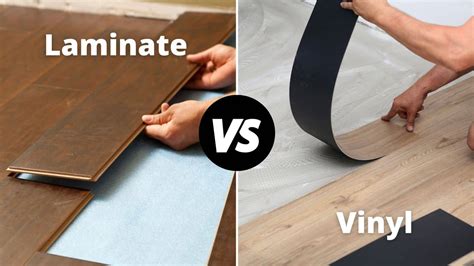 How can you tell the difference between laminate and vinyl?