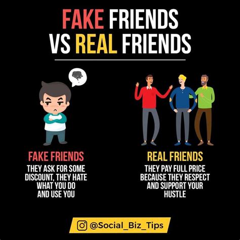 How can you tell the difference between real friends and fake friends?