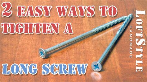 How can you tighten a screw when using a screwdriver?