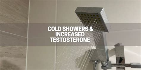 How cold showers increase testosterone?