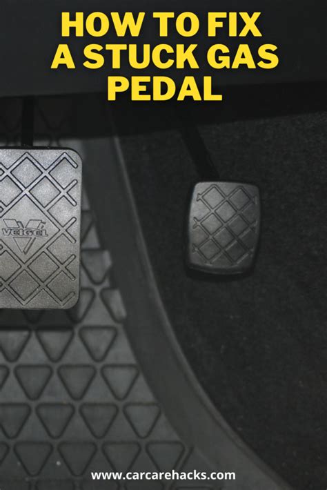 How common is it for a gas pedal to get stuck?