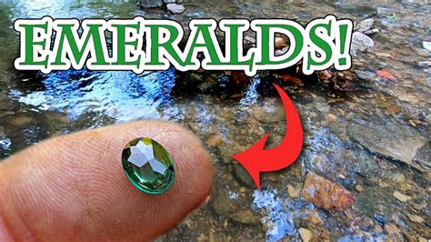 How deep are gems found?