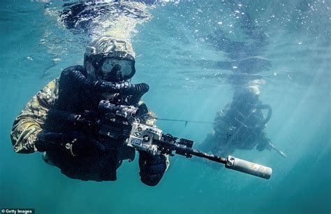 How deep do Navy Seals dive?